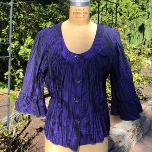 Royal Purple dress blouse